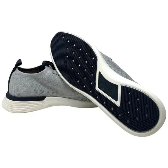 Wolf and Shepherd Men's SwiftKnit Lightweight Knit Mesh Shoes in Light Grey - Picture 2 of 7